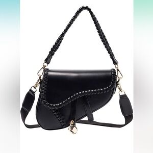 Black Saddle Bag